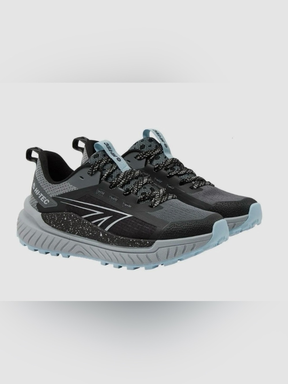 Hi Tec Ladies Catalina Comfy Durable Running Shoes Sneakers Black Microchip